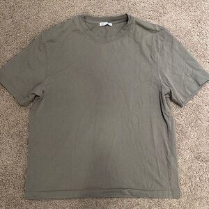 Zara Men's Short Sleeve T-Shirt in Olive